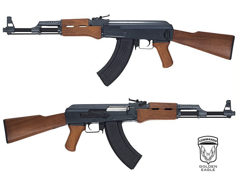 GOLDEN EAGLE FUCILE ELETTRICO AK47 LEGNO (GE-0506W)