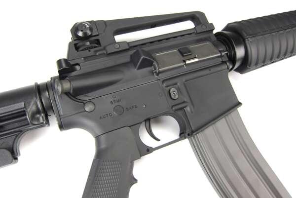 G&G FUCILE ELETTRICO GR16 CARBINE PLASTIC BLOW BACK NERO (GG16SCB) - immagine 3