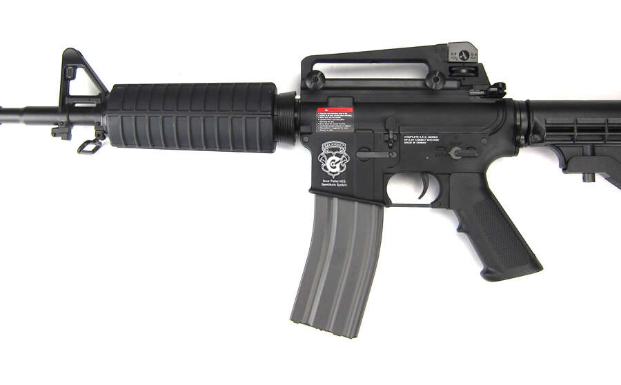 G&G FUCILE ELETTRICO GR16 CARBINE PLASTIC BLOW BACK NERO (GG16SCB)