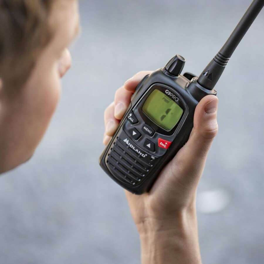 MIDLAND G9 PRO - ALTE PRESTAZIONI SINGOLA NERA BIBANDA PMR446/LPD