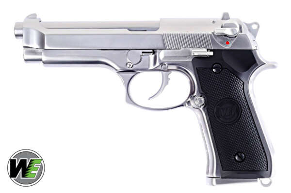 WE PISTOLA A GAS GBB M92 SILVER (WE-W051S)