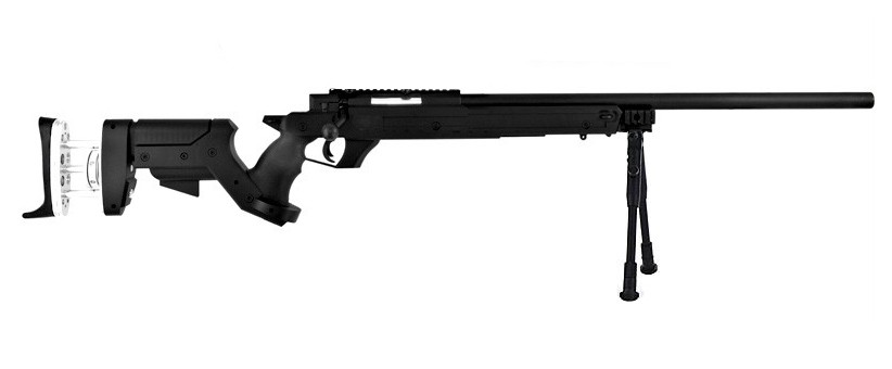 WELL FUCILE A MOLLA L96 MAUSER TACTICAL KARABINER SNIPER BLACK (MB05BB)