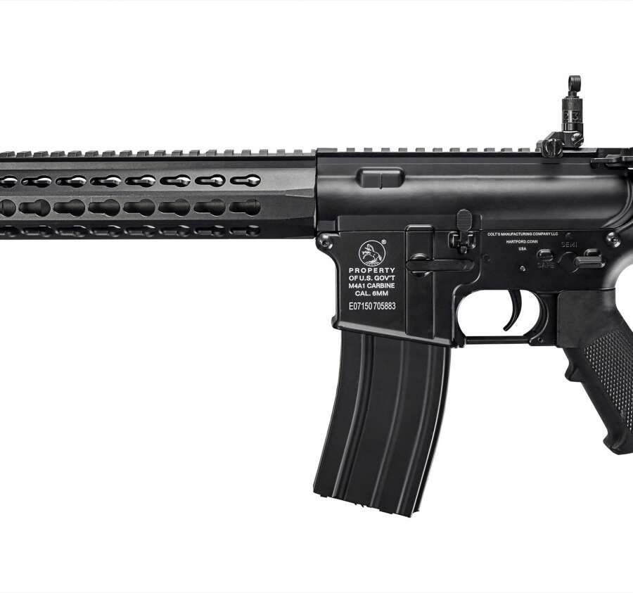 CYBERGUN FUCILE ELETTRICO COLT M4 CQB KEYMOD LONG FULL METAL (180840)