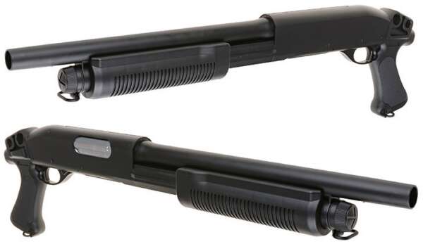 CYMA FUCILE A POMPA 351 ABS NERO (CM351) - immagine 7