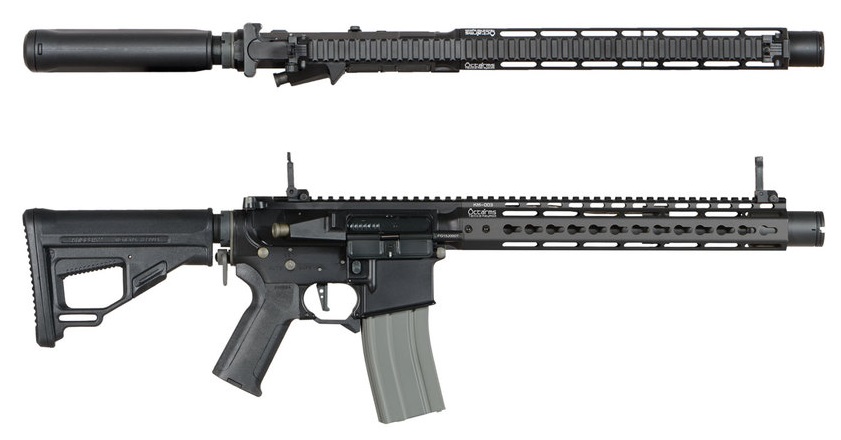 M4 OCTARMS 12" KEYMOD NERO ARES (AR-KM12B)