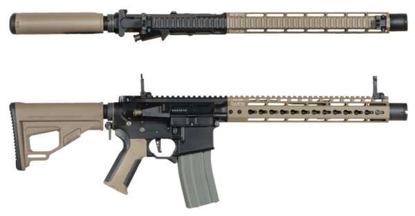 M4 OCTARMS 12" KEYMOD DARK EARTH ARES  (AR-KM12T)