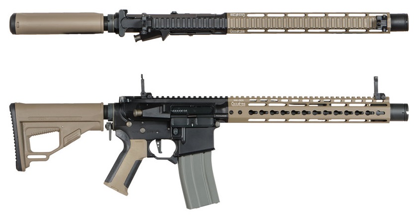 M4 OCTARMS 12" KEYMOD DARK EARTH ARES  (AR-KM12T)