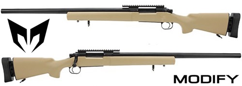 MODIFY M24 SNIPER BOLT-ACTION TAN CON CALCIO REGOLABILE (MO-M24T)