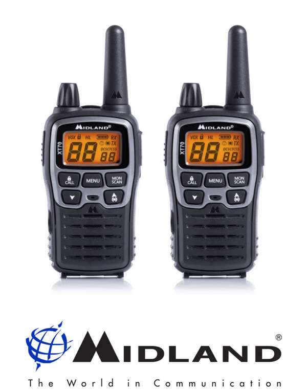 MIDLAND RADIO XT70 COPPIA CON AURICOLARI