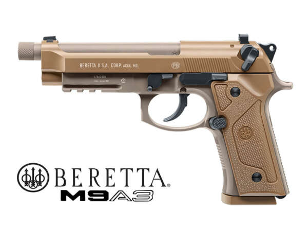 UMAREX BERETTA M9A3 MILITARY CO2 FDE BLOW-BACK FULL METAL NEW