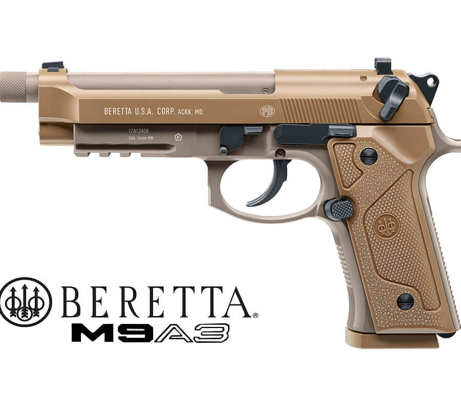 UMAREX BERETTA M9A3 MILITARY CO2 FDE BLOW-BACK FULL METAL NEW