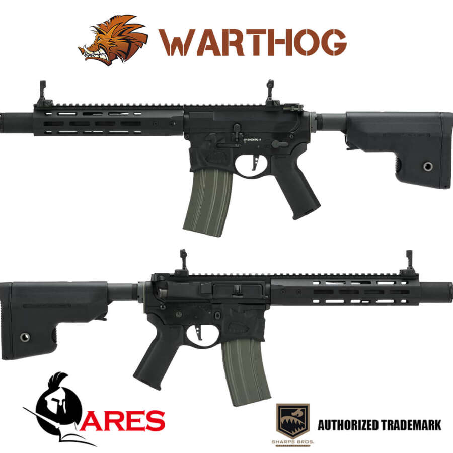 M4 SHARPS BROS. ''WARTHOG'' 10" NERO ARES (AR-SBWB)