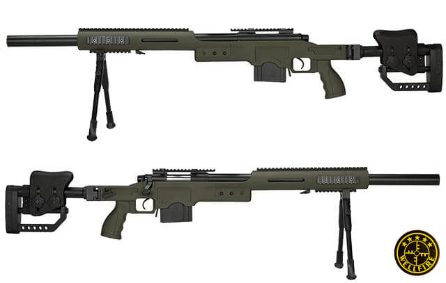 WELL FUCILE A MOLLA SNIPER MSR SOCOM TYPE OLIVE DRAB  (MB4410V)