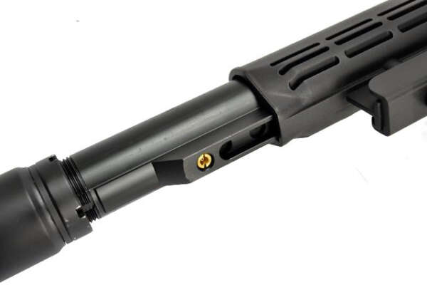 GOLDEN EAGLE FUCILE A POMPA M870 FULL METAL GAS TACTICAL LONG NERO (GE-M870TL) - immagine 3