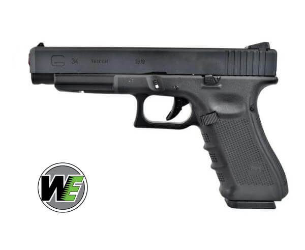 WE PISTOLA GAS G34 GEN.4 BLACK SCARELLANTE (WE-WG08B)