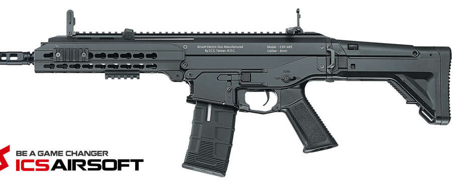 ICS FUCILE ELETTRICO CXP-APE NERO FULL METAL (IC-230B)