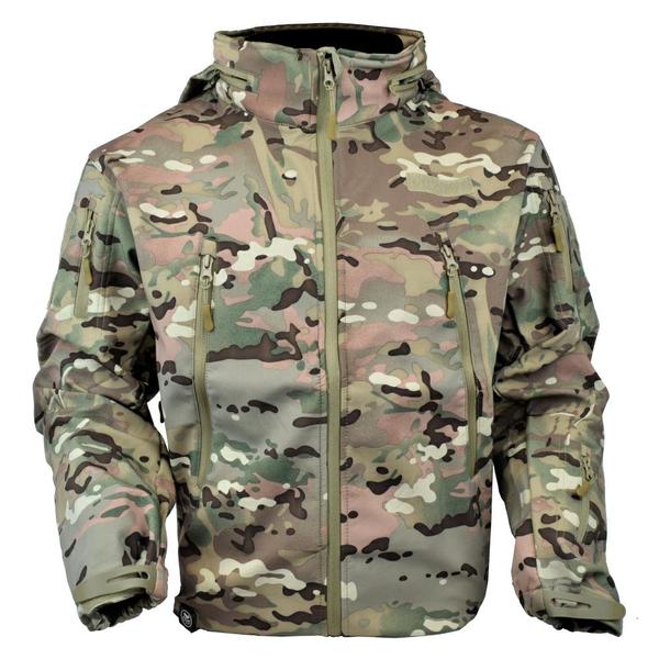 JS-TACTICAL GIACCA SOFT SHELL SHARK SKIN MULTICAM