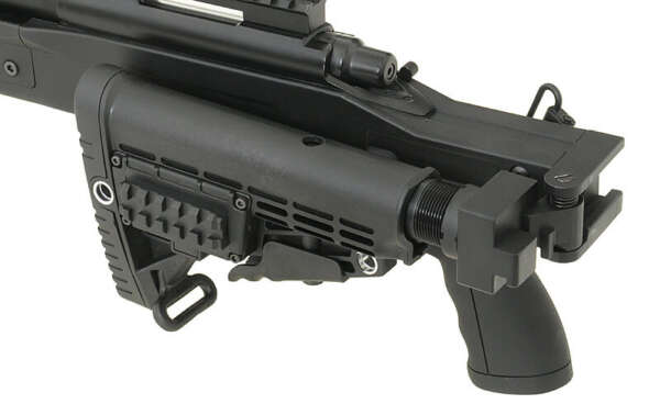 WELL FUCILE A MOLLA MSR FOLDING TYPE SNIPER RIFLE BOLT ACTION BLACK (MB4412B) - immagine 3