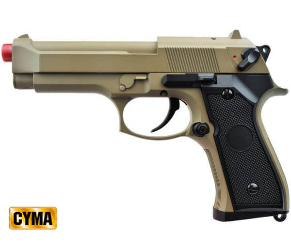 CYMA PISTOLA ELETTRICA 92 VERSIONE STANDARD TAN (CM126T)