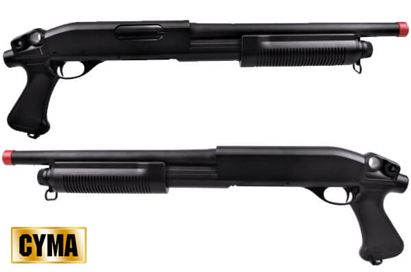 CYMA FUCILE A POMPA 351 FULL METAL NERO (CM351M)