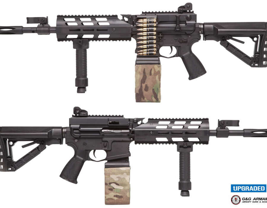 G&G FUCILE ELETTRICO CM16 LMG NERO (GG-CM16LMGB)