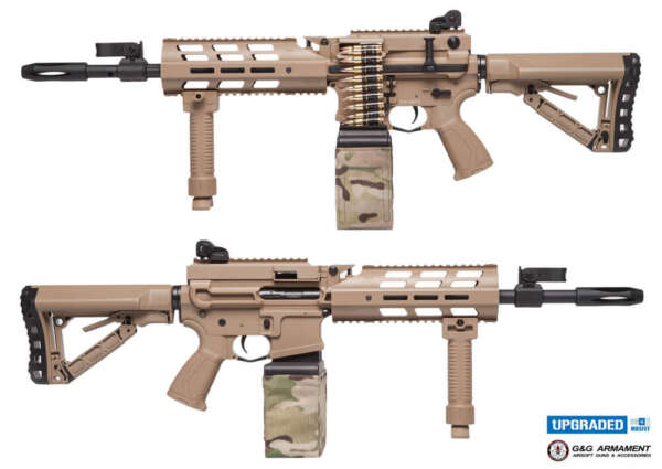 G&G FUCILE ELETTRICO CM16 LMG DESERT TAN (GG-CM16LMGT)