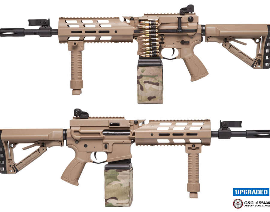 G&G FUCILE ELETTRICO CM16 LMG DESERT TAN (GG-CM16LMGT)