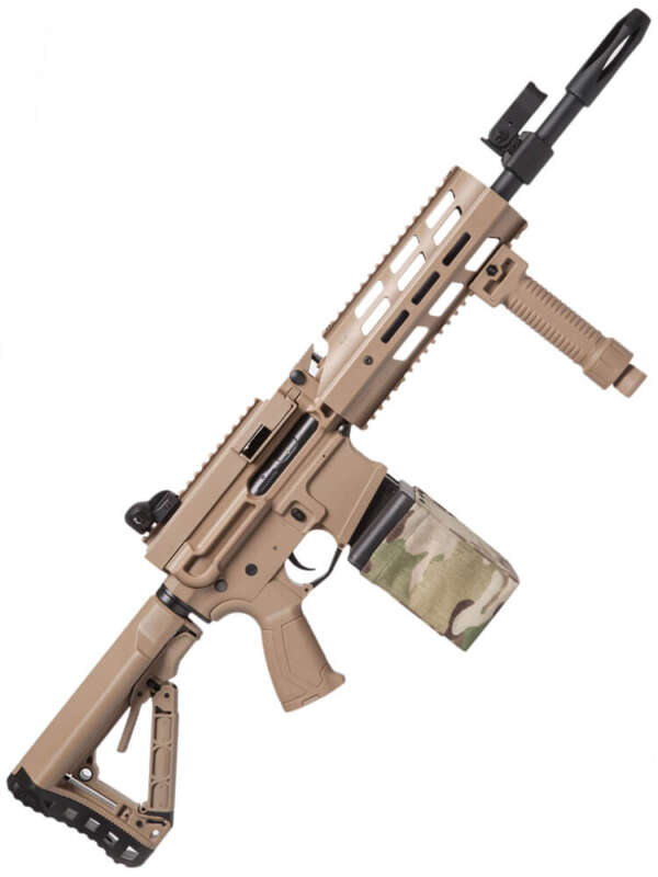 G&G FUCILE ELETTRICO CM16 LMG DESERT TAN (GG-CM16LMGT) - immagine 2