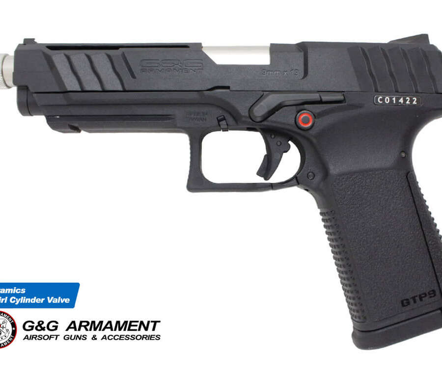 G&G GTP9 BLACK/SILVER FULL METAL SCARRELLANTE NEW MODEL (GG-GTP9)