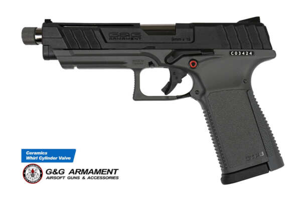 G&G GTP9 GREY/BLACK FULL METAL SCARRELLANTE NEW MODEL (GG-GTP9G)
