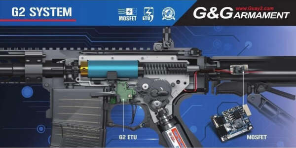 G&G FUCILE ELETTRICO SR25 E2 APC M-LOK (GG-SR25) - immagine 4