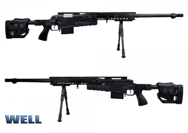 WELL FUCILE SNIPER EXTREME OPS M-LOK BOLT ACTION NERO (MB4419B)
