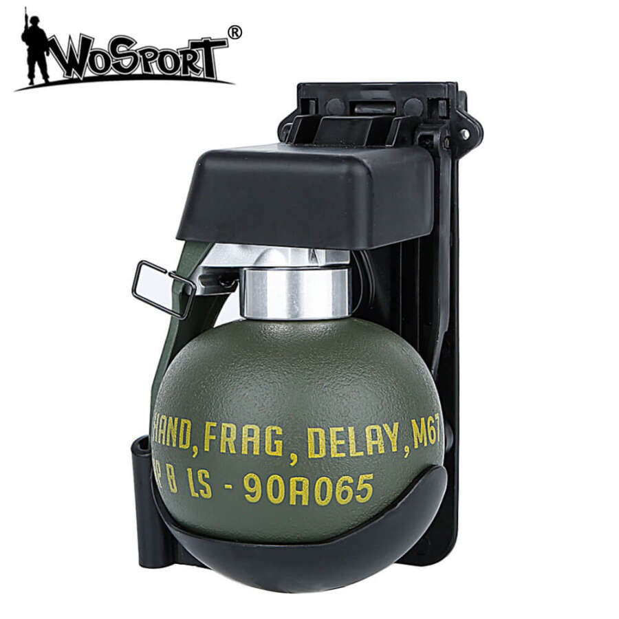 WOSPORT SET GRANATA M67 DUMMY SUPPORTO NERO (WO-EX06B)