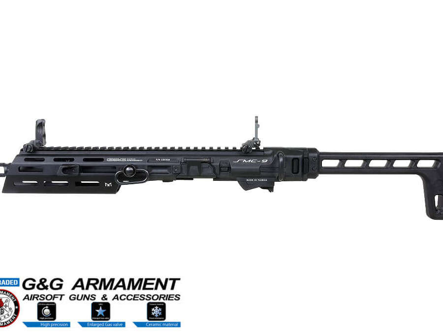 G&G KIT CONVERSIONE SMC9 BLACK FULL METAL SCARRELLANTE NEW MODEL (G06068)