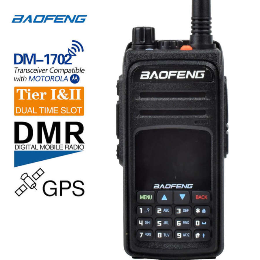 BAOFENG RICETRASMITTENTE DIGITALE DMR DUAL BAND DM 1702 (BF-DM1702)
