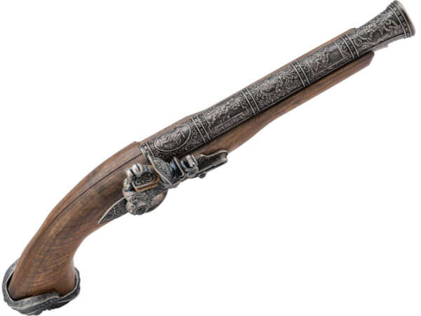HFC PISTOLA A GAS PIRATE FLINTLOCK 18TH CENTURY SILVER (HG 502SILV) - immagine 3