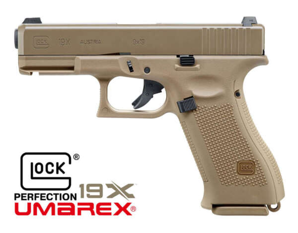 UMAREX ORIGINAL GLOCK 19X GREEN GAS SCARRELLANTE