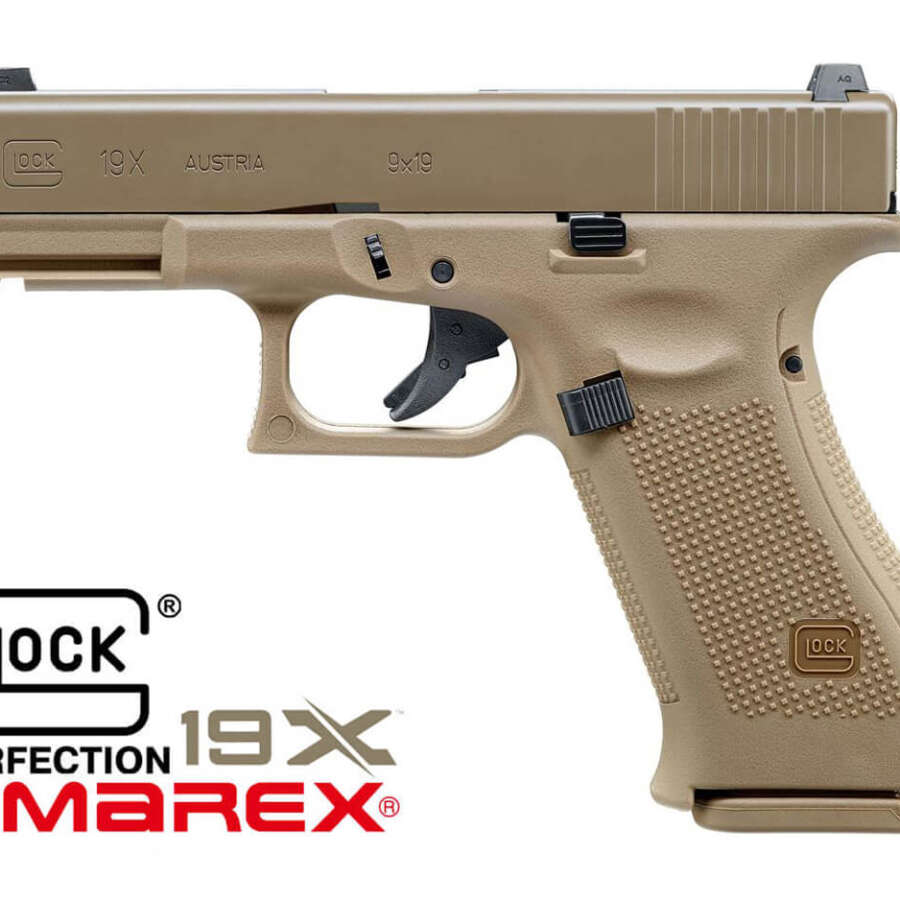 UMAREX ORIGINAL GLOCK 19X GREEN GAS SCARRELLANTE