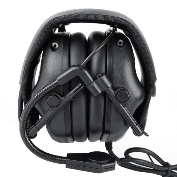 WOSPORT SET CUFFIE CON MICROFONO E RIDUZIONE DEL RUMORE NERE (WO-HD09B) - immagine 3