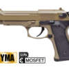 CYMA PISTOLA ELETTRICA M92 TAN AEP FULL SET MOSFET VERSION (CM126UPT)