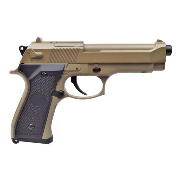 CYMA PISTOLA ELETTRICA M92 TAN AEP FULL SET MOSFET VERSION (CM126UPT) - immagine 2
