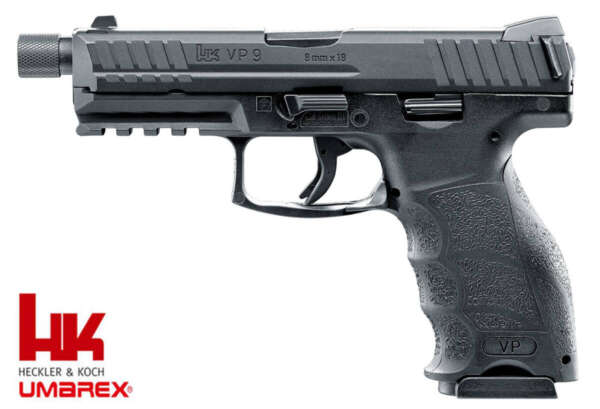 UMAREX H&K VP9 TACTICAL BLACK SCARRELLANTE