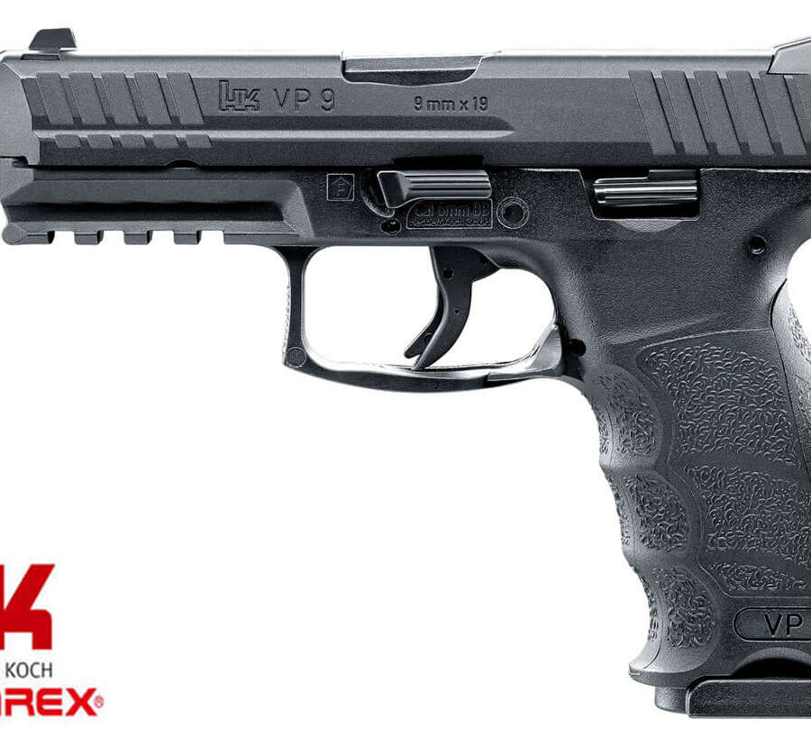 UMAREX H&K VP9 TACTICAL BLACK SCARRELLANTE