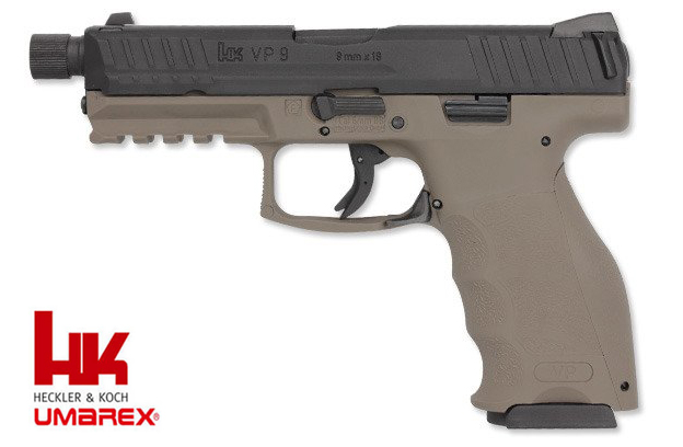 UMAREX H&K VP9 TACTICAL DARK EARTH SCARRELLANTE