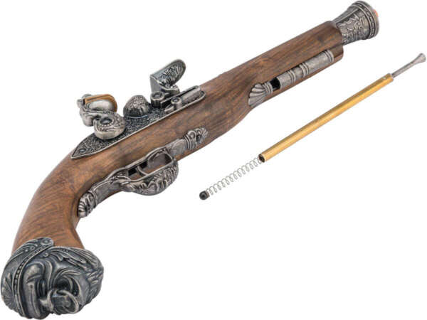 HFC PISTOLA A CO2 PIRATE FLINTLOCK FULL METAL SILVER (HG 502SILV-CO2) - immagine 4