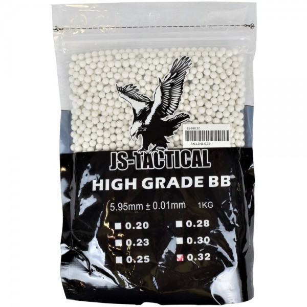 JS-TACTICAL PALLINI 0,32G BIANCHI (JS-BB0.32) x5