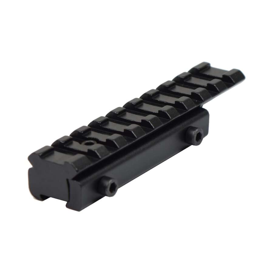 JS-TACTICAL ADATTATORE DA SLITTA 11mm A STANDARD 20mm NERO (JS-DPAD)