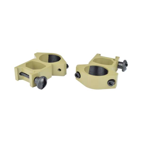 JS-TACTICAL ANELLI ALTI 1" PER SLITTE 20mm TAN (JS-M2006T) - immagine 2