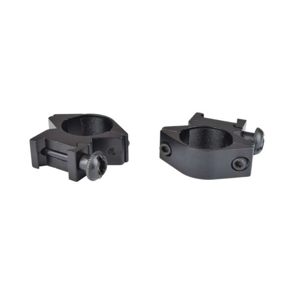 JS-TACTICAL ATTACCHI BASSI 1" PER SLITTE STANDARD 20mm NERO (JS-M2009) - immagine 2