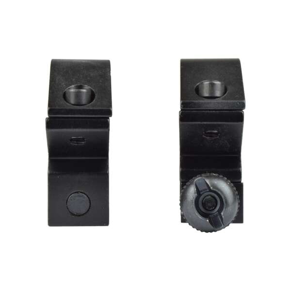JS-TACTICAL ATTACCHI BASSI 1" PER SLITTE STANDARD 20mm NERO (JS-M2009) - immagine 3